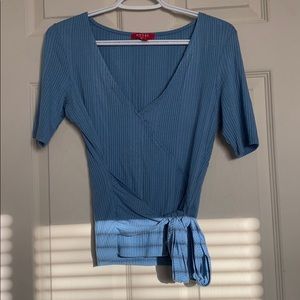 Guess wrap around top